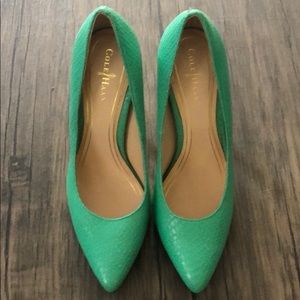 Cole Haan Turquoise pumps